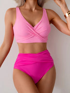 Sommer Sexy Bikinis Push Up Badeanzüge Damen Bademode für Frauen Strand Bademode Badeanzüge High Waist Bikini Set Pool Bather