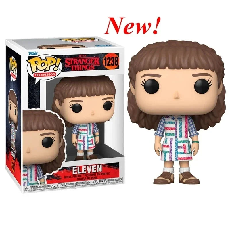 NEU!!! FUNKO POP Stranger Series #1462 Eddie #1250 Dustin Steve Robin Eleven Vinyl-Actionfiguren-Sammlermodelle für Geschenke