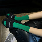 33 Farben Sommer Baumwolle Weiche Socken Fröhlich Bunte Damen Mid-Tube Strümpfe Modetrend Rot Grün Knöchelsocken Herbst Strumpfwaren