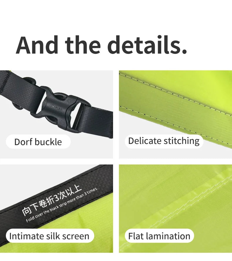 Naturehike Rolle-Aufbewahrungstasche Outdoor Reise Wandern Leicht Wasserdicht Vakuum Kompressionsspender Taschen Tragbarer Organizer