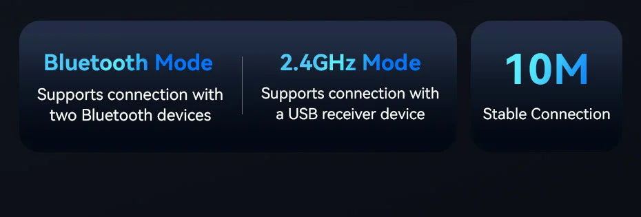 Vention Kabellose Bluetooth 5.1 Maus USB 2.4G Dual-Mode Ergonomische 4000 DPI Stille 6-Tasten-Maus für MacBook Tablet Laptop PC Mäuse