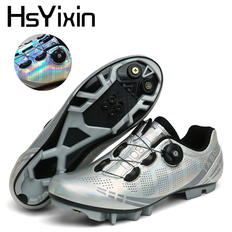 Fahrradschuhe aktualisiertes Modell MTB Fahrrad Herren Rennen Wettkampf selbstsichernd Speed Fahrrad Sportschuhe Damen Spd Cleats Radschuhe