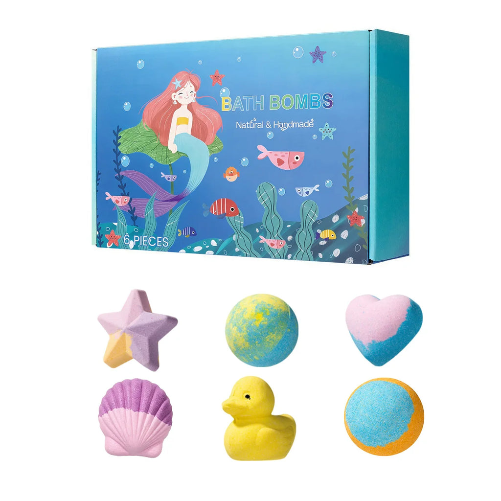 12er Badekugeln Set mit Überraschungsspielzeug, ätherischen Ölen, feuchtigkeitsspendender Hautpflege, Badespaß, sensorisches Spielzeug Geschenk für Jungen & Mädchen
