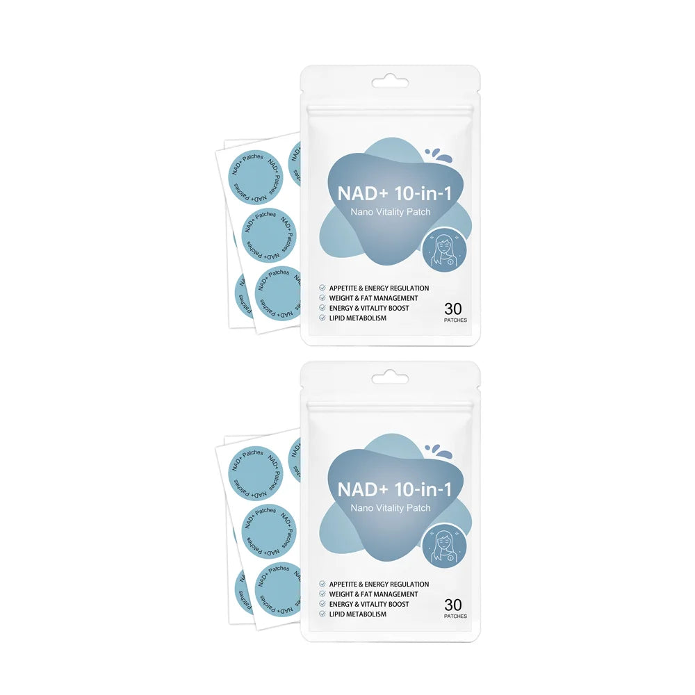 NAD Supplement Patches Enhance Cellular Energy Immune Support Rejuvenating Skin Lasting Slimming NAD+ Boosting Transdermal Patch