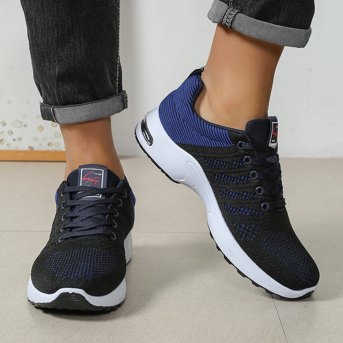 Herrenschuhe Mode Super Atmungsaktive Schnür-Laufschuhe – Rutschfest, langlebig und kissenweich – Herren Mode-Sneaker