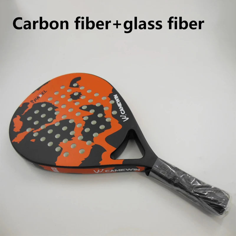 Leichter Carbonfaser-Käfig-Padel-Schläger | Tennisschläger Sportgeräte Fitness und Gesundheit, gute Elastizität, hohe Qualität!