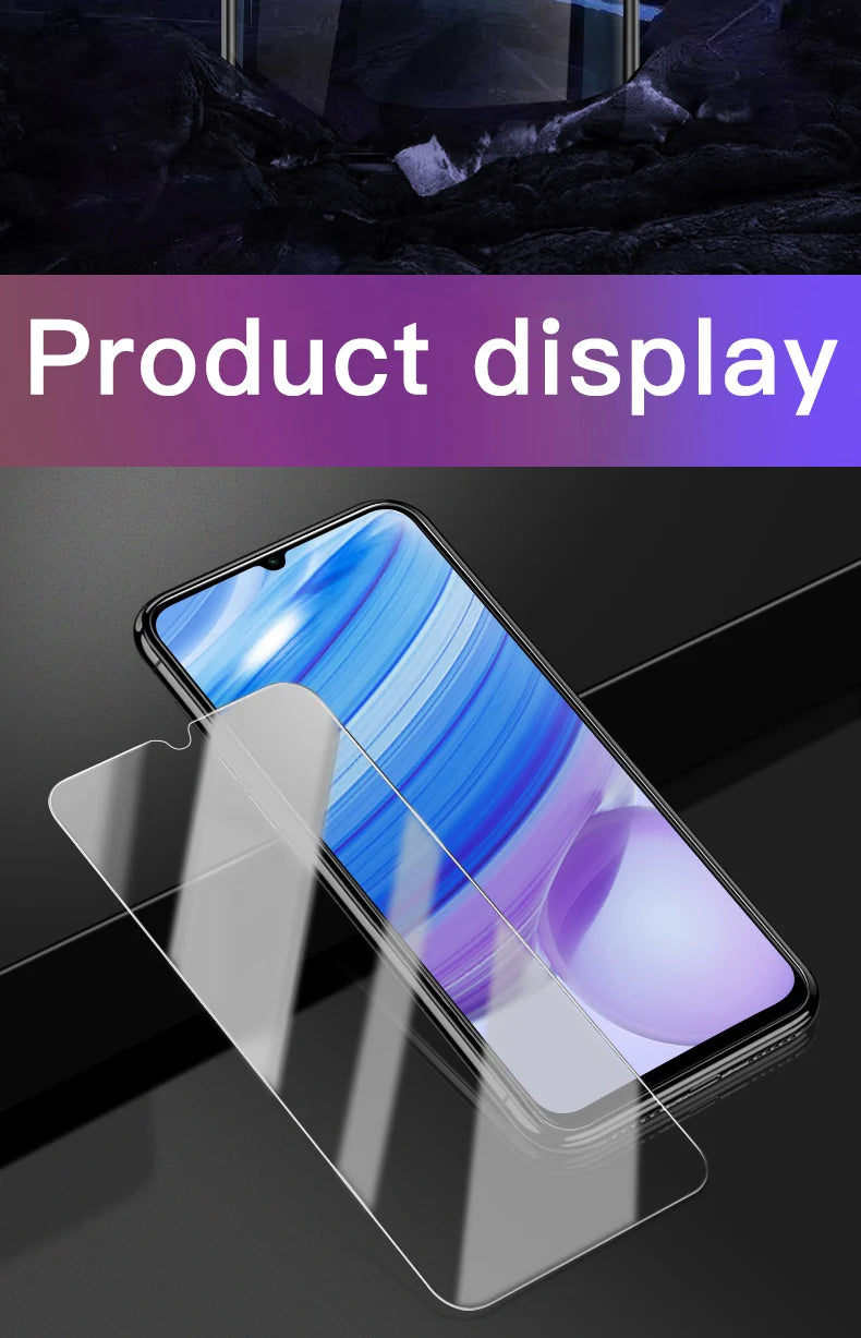 3 Stück HD Gehärtetes Glas für Xiaomi Redmi 7 8 9 10 7A 8A 9A 9T 9C 10A 10C Displayschutzfolie Für Redmi 12 12C 13C 14C 5G Glas