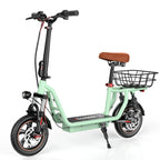 ISCOOTER i12 Elektroroller für Erwachsene 500W Motor E-Scooter 36V7.5AH Akku Elektroroller 12 Zoll Straßenreifen Elektroroller