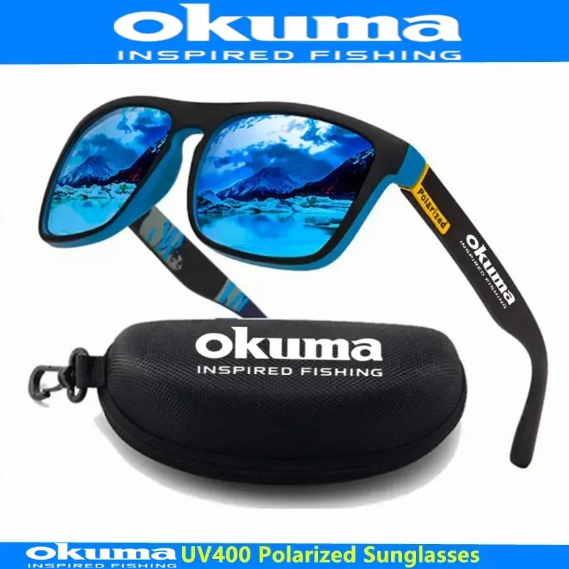 Okuma polarisierte Sonnenbrillen UV400 für Herren und Damen Outdoor-Jagd, Angeln, Autofahren, Radfahren, Sonnenbrillen, optionale Box