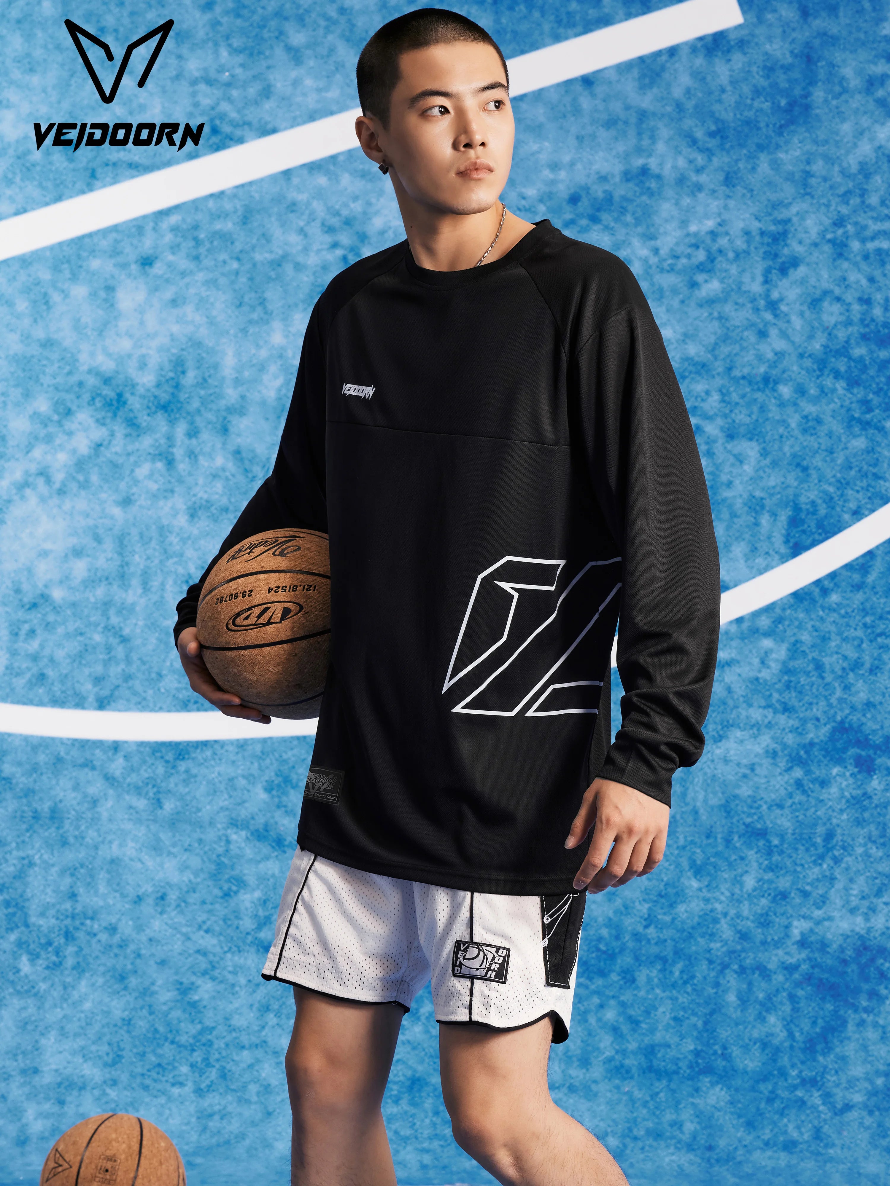 2025 Herren Quick Dry Workout T-Shirt Feuchtigkeitsableitendes Trainings-Top Gym Fitness Langarm Lauf-Basketball-Shirt Sportbekleidung