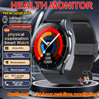2026 Neue Smartwatch NFC EKG+PPG Blutsauerstoff Harnsäure Blutdruck Saphir Smartwatch Herren für Android iOS Smartwatch Herren