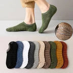 5 Paar Herren Baumwoll Kurzsocken Hochwertige Crew Ankle Casual Weiche Rutschfeste Atmungsaktive Low-Cut Sommer Herbst Socken für Herren