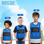 Sensory Weighted Vest for Kids for Autism Hyperactivity Mood Processing Disorders Children Breathable Comfort Compression Vest