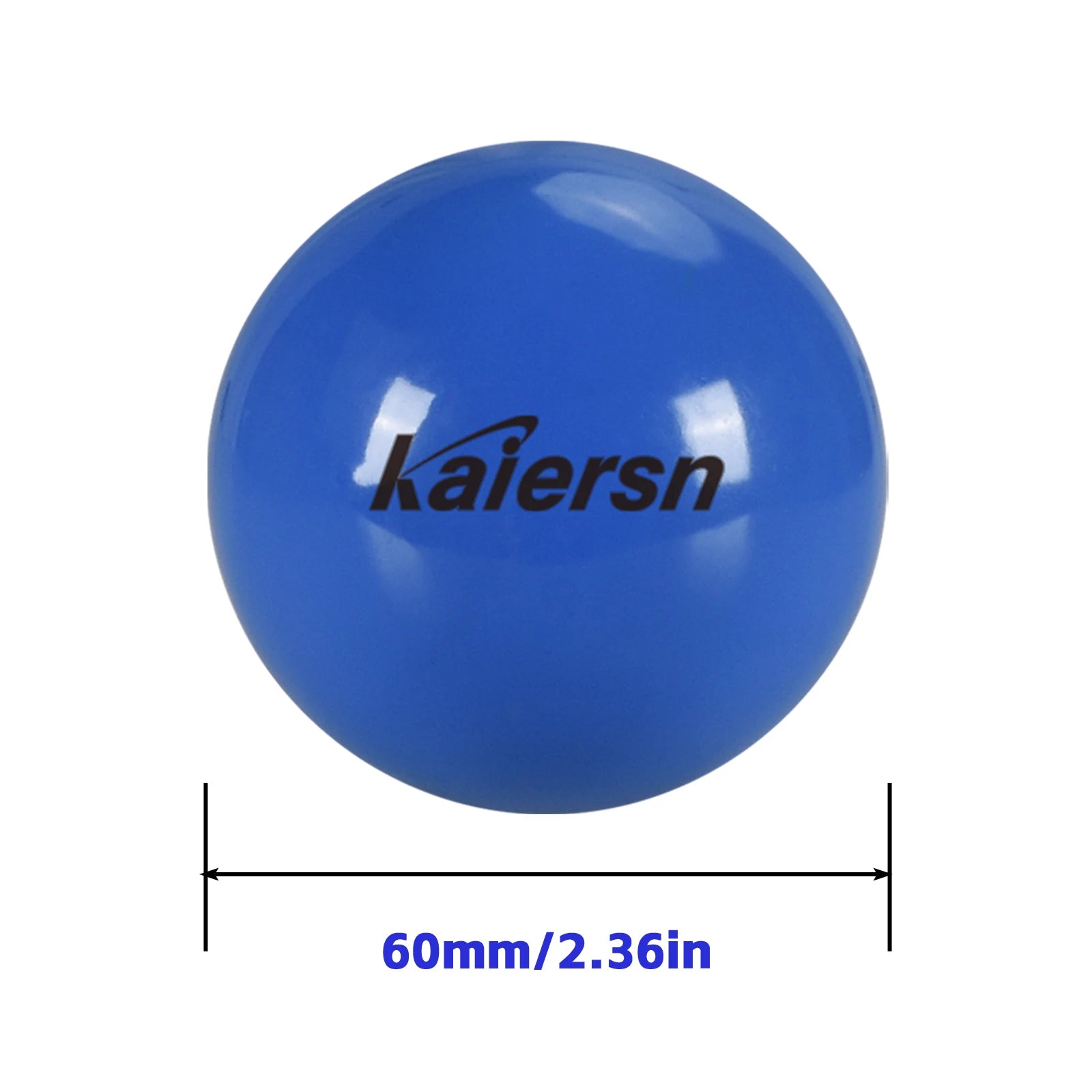 Kaiersn Bunte Parkgolfbälle - 6cm/2.36in Langlebige Übungsbälle für Outdoor-Training, Kinder & Erwachsene (Mehrfarbige Optionen)