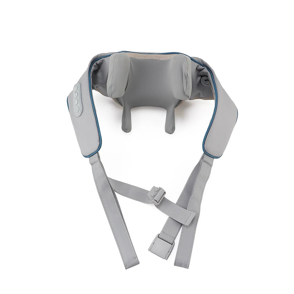 Foreverlily 26W Bürstenloser Motor Nacken- und Schultermassagegerät Kabelloses Nacken- und Rückenmassage-Schal Nackenmassager