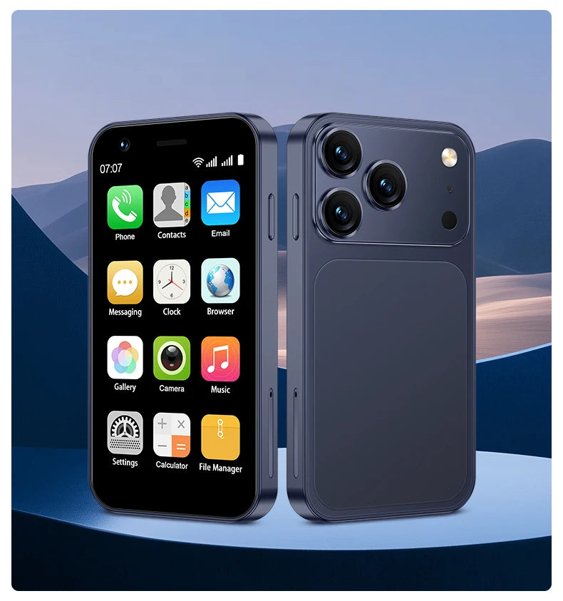 SERVO 18SE MINI 3G Pocket-Smartphone Android System Google Play 16GB ROM 2MP Kamera WiFi Super kleine Smartphones 2 SIM Standby