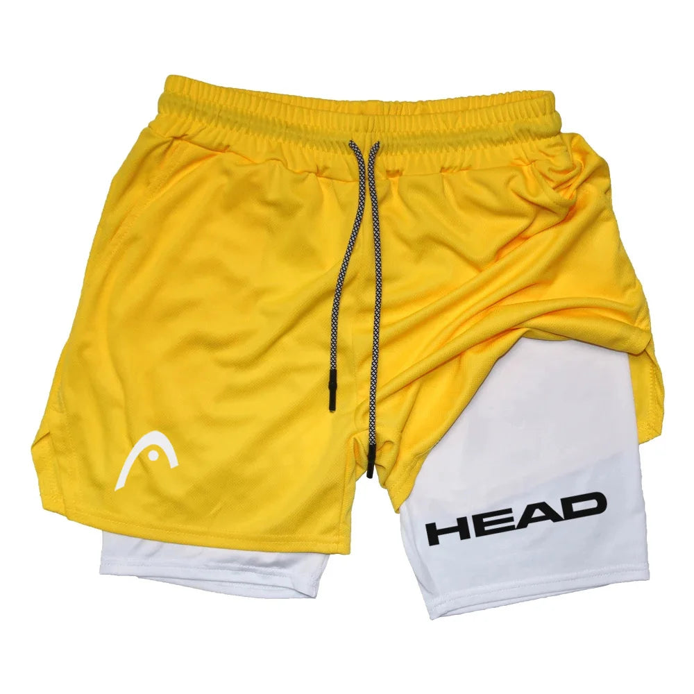 Anime Berserk Herren-Laufshorts Fitnessstudio Training 2-in-1 Sport Schnelltrocknend Workout Jogging Doppelschicht Sommer