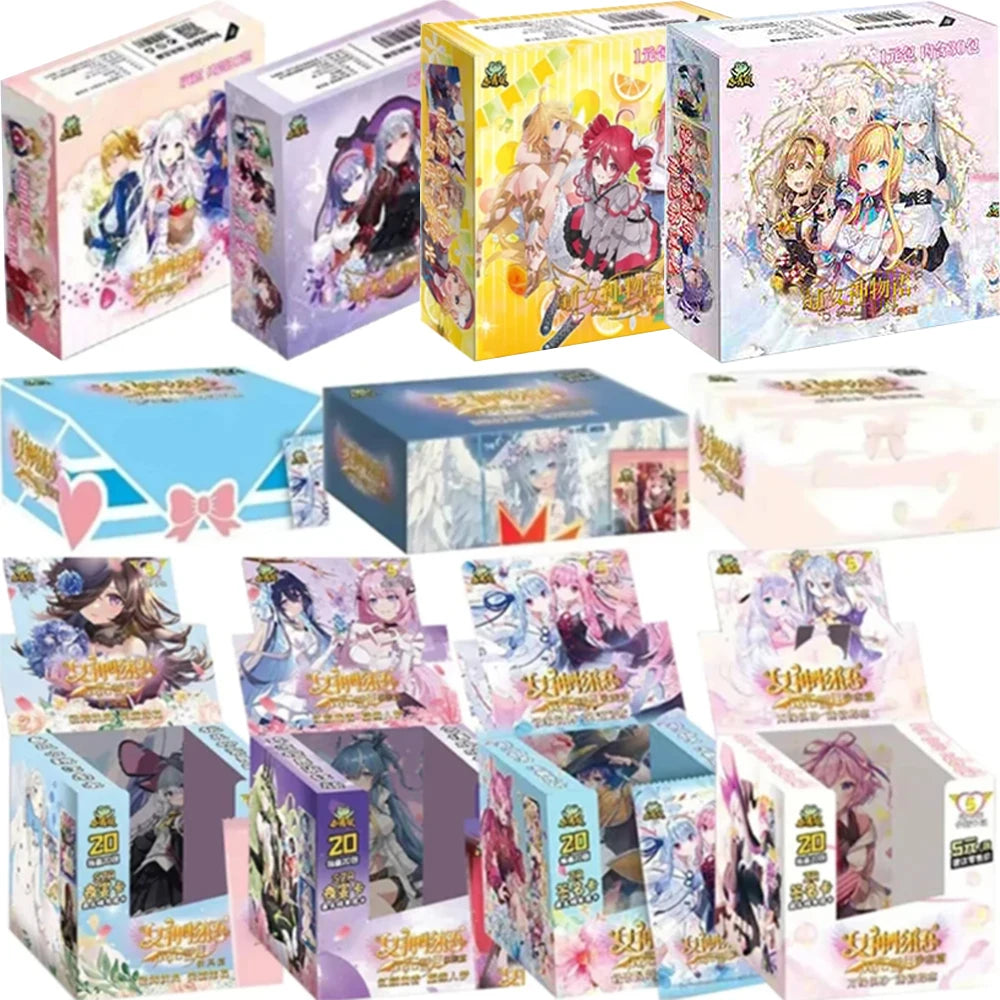 New Goddess Story Card Fufeng Kapitel Bunte Blitzkarte Anime-Charakter-Sammelkartenspiele Spielzeug Kindergeschenke