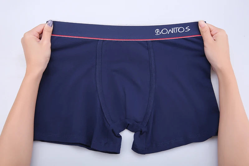4 Stück Boxershorts Herrenslips Homme Unterhosen Boxershorts Unterwäsche für Männer Baumwolle Herren-Paar Sexy Set Calecon Lot Soft Box