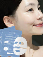 1/3/5/10pcs Bio-Collagen Real Deep Mask Soluble Collagen Sheet Mask Hydrolyzed Collagen Moisturizing Face Mask Skin Care Product