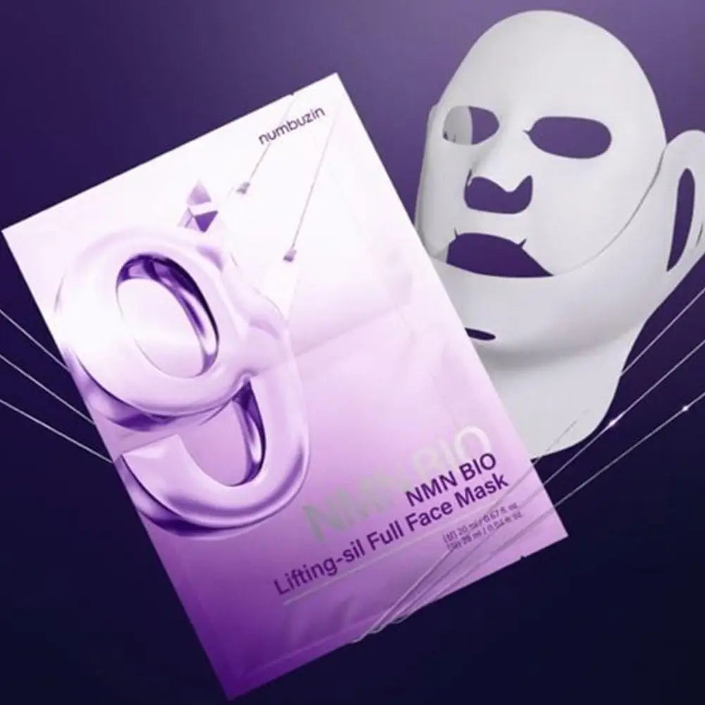 Korea Numbuzin NO.9 NAD+ BIO Skincare Set - Lifting-sil Full Face Mask, NMN BIO Time Reversing Essence, Retinol Eye Cream