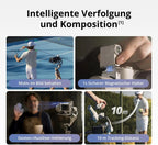DJI RS 4 Mini Handheld-Gimbal-Stabilisator für Sony A7/ZV Kameras und Smartphones, intelligente Verfolgung, Stabilisierung der 4. Generation