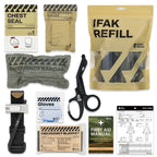 Rhino Rescue Trauma Kit, Combat Survival Gear Medical Kit, taktisch für Notfall-Erste Hilfe, IFAK Nachfüllpackungen