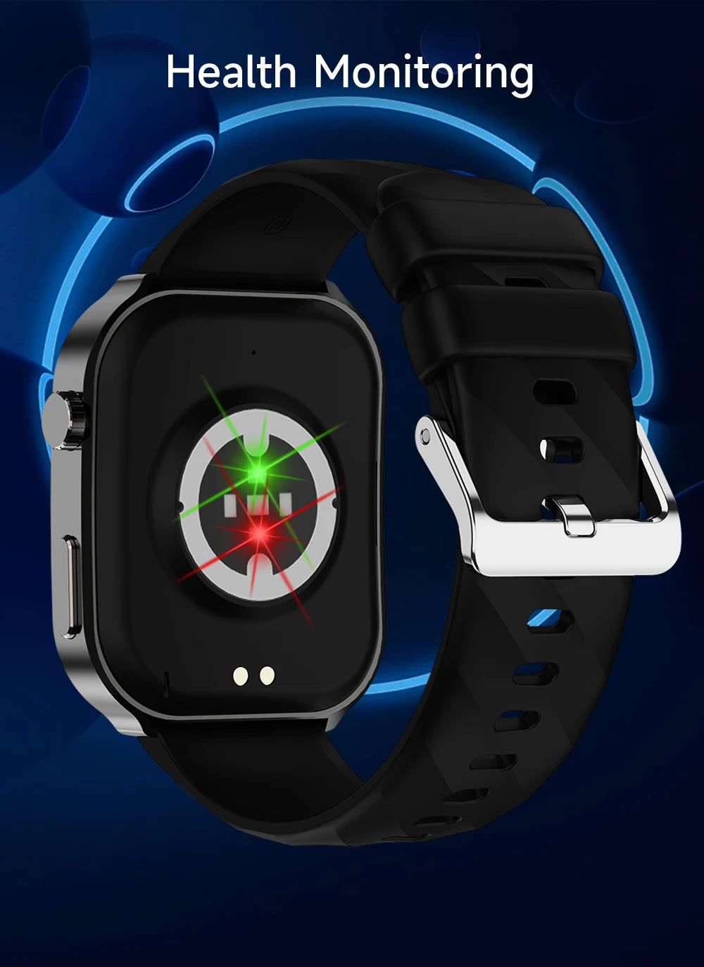 LIGE 2026 Neue KI-Gesundheitsdiagnose Smartwatch Blutfett Harnsäure Bluetooth-Anruf Blutdruck Gesundheits-Smartwatch Herren Damen