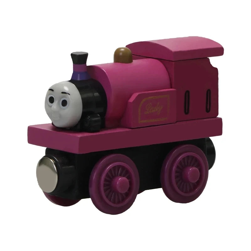 Thomas und seine Freunde Holzzüge Thomas Edward Percy Gordon Henry Molly Modellspielzeug Magnetische Schienenzüge für Jungen Kinder Geschenke