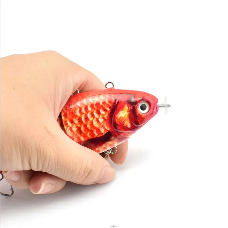 Automatischer Swimbait, elektrischer, robotergesteuerter Angelköder, 4-Segment, automatisch, mehrteiliger Köder, USB-wiederaufladbar, Wobbler, Pesca-Zubehör