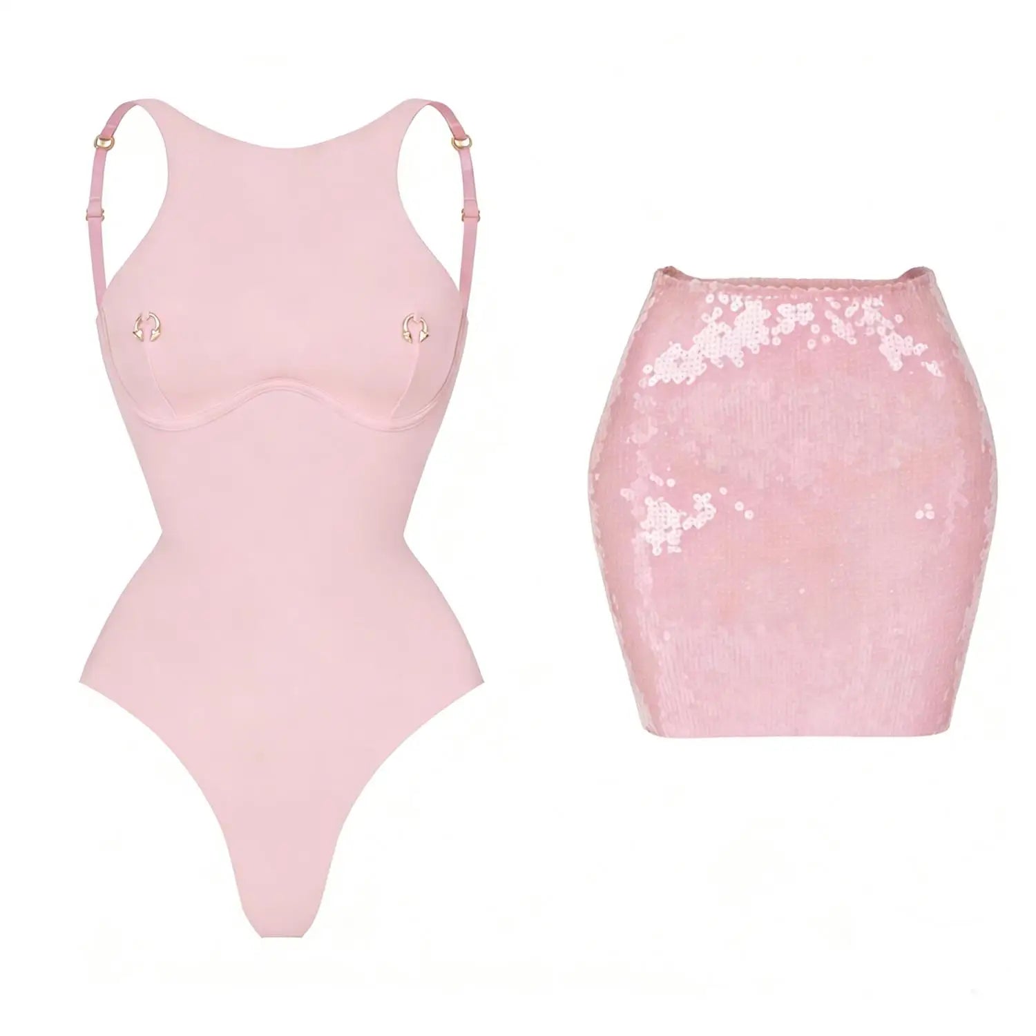 2026 2tlg. sexy Damen-Badeanzug, einteilig, weibliche Bademode, unifarben, Biquini, hoch geschnitten, Monokini, Push-Up-Badeanzüge, Strandmode