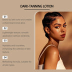 100ML Selbstbräunungslotion Tief Feuchtigkeitsspendend Nicht Fettend Für Gesunden Teint Bronzer Weizenhaut Ohne Sonne Bräunungscreme für den Sommer