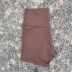 Sexy einfarbige Damen-Fitness-Sportshorts, hohe Taille, athletische Yoga-Shorts, Bein-Radfahren, umfassendes Training, Jogging, Squat-Proof
