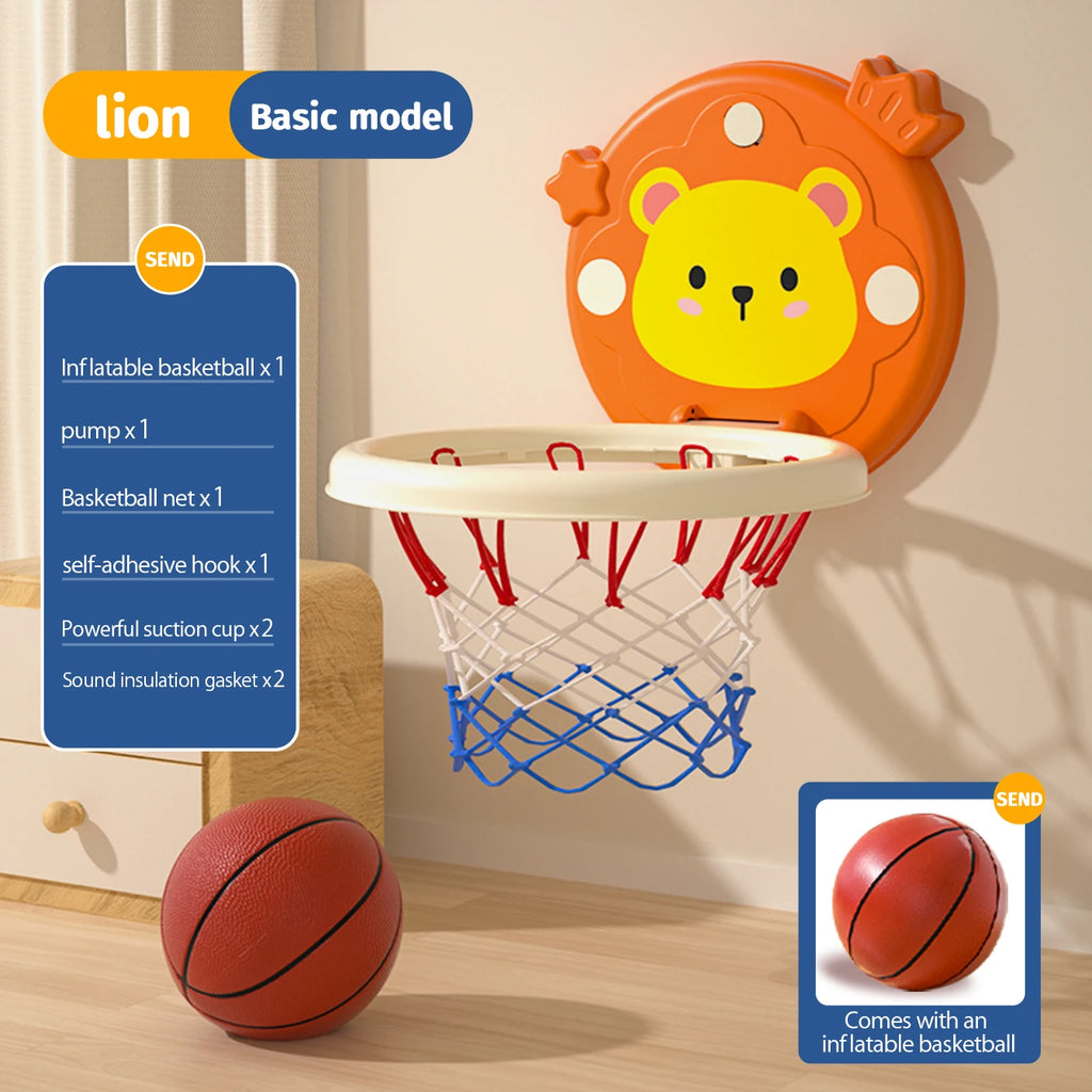 Basketballständer für Kinder, Indoor-Wurfbälle, aufbaubares und faltbares Hängespielzeug