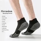 3 Paar professionelle Lauf-Sport-Fitness-Knöchelsocken Herren Handtuchsocken Outdoor-Sport Kurze Socken Herren und Damen Socken GIFRS