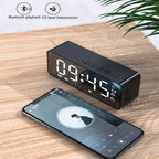 Radiowecker FM Bluetooth Lautsprecher Tragbarer Subwoofer Caixa De Som Sound Box Musik Drahtlose Mini Tieftöner Bocina Lampensäule