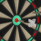 Elektronische Dartscheibe mit 6 Darts Dartboard Innovativer Dartautomat mit 27 Spielmodi & 243 Varianten unterstützt bis zu 16 Spieler