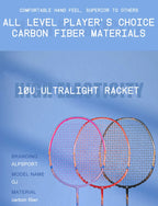 ALP GJ 10U Ultraleicht 52g T800 Pfeil und Bogen Badmintonschläger Authentische Zugkraft 13kg Outdoor Sport Carbonfaser Titan