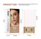 Bronze Foundation Stick Serum-verstärkte Hauttönung Seidige Textur Feuchtigkeitsspendende Deckkraft Concealer Base Ebenmäßiger Hautton Make-up