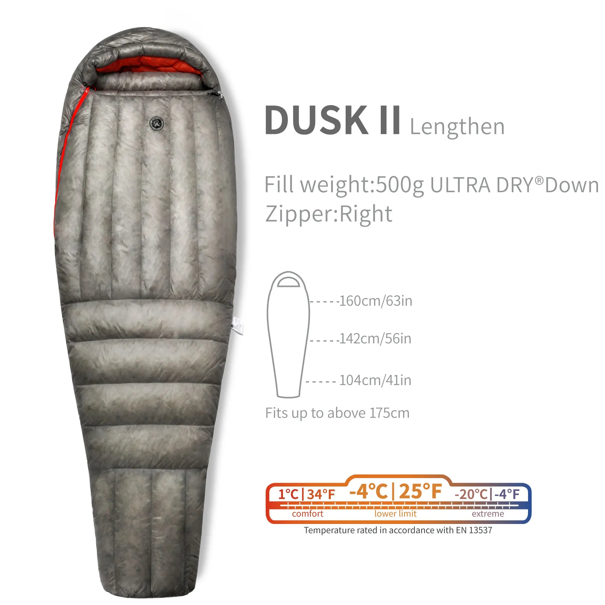 AEGISMAX Wind Hard Dusk Upgrade 7D Nylon DWR 800FP Ultra Dry Daune Pro Ultraleichter Schlafsack für Camping und Wandern für Damen und Herren