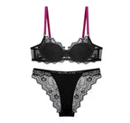 Sexy Spitzen-BH- und Höschen-Set, Minimizer, Anti-Sagging, vollflächig bedeckend, verstellbarer Bügel, große Bruststütze, dünne Seitenstütze, kein Überlaufen