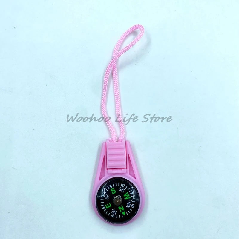Mini Taktischer Kompass Schlüsselanhänger Outdoor Survival Tool für Camping, Wandern, Abenteuer - Taschennavigator für Jagd & Klettern