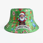 Klassischer beliebter lustiger Neuheiten-Weihnachtsmann-Geschenk-Fischerhut Outdoor Freizeit Sonnenschutz Sonnenhut Herren Damen Fischerhüte
