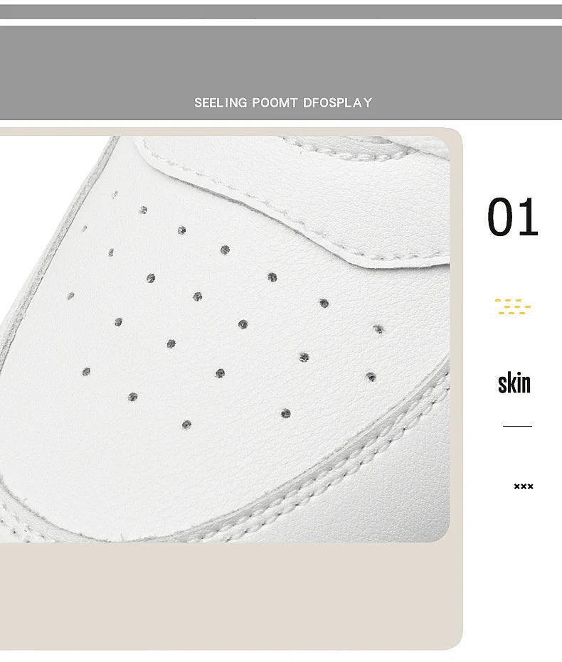 Hochwertige Herren-Sneaker, erhöhte Herrenschuhe, modische Freizeitschuhe, bequeme Leder-Sportschuhe, Höhenzunahme 6/8/10 cm