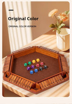 Sechsseitiges Flipping-Spiel, Holz-Zahlenspiel, Shut-The-Box-Würfelspiel - Eltern-Kind-Brettspiel, Bar-Party, Freizeit-Glücksspiel