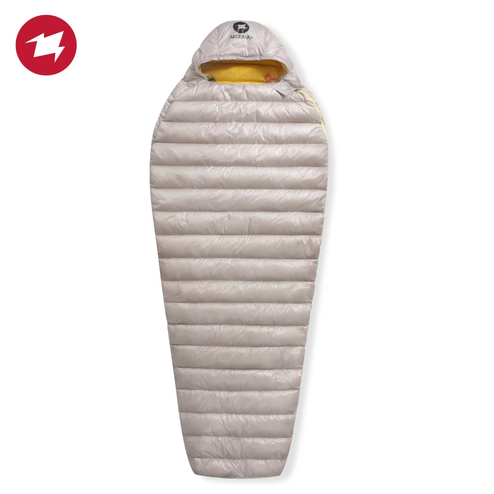 AEGISMAX LETO & NANO 700FP Ultra Dry Gänsedaunen-Schlafsack Ultraleichter Daunenschlafsack für Camping und Wandern Hauptbild