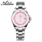 ADDIES Luxus Damenarmbanduhren Elegant Klassische 36mm Business Damenuhr BGW9 Leuchtend Wasserdicht Edelstahl Quarz Damenuhren