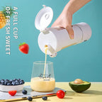 Neuer tragbarer Saftmixer für Shakes Smoothie 700ML Robuster Entsafter Stahlklingen 2-in-1 Mixer Flasche Smoothie tragbar