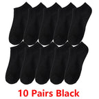 10/20/30 Paar Herren Socken Ankle Socks Weiß Schwarz Atmungsaktiv Bequem Schweißabsorbierend Boot Socken Unisex Freizeit Uni Kurze Socken