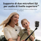 DJI OSMO NANO Leichte Sport-Action-Videokameras 1/1,3″-Sensor 143° Weitwinkel Tragbare Kamera für Radfahren, Laufen, Vlogging